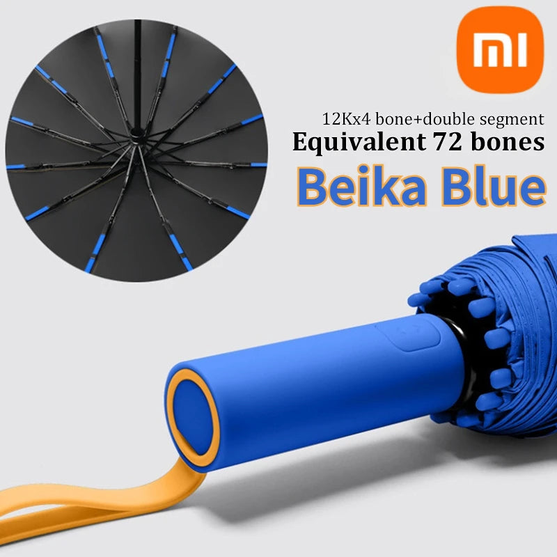 Xiaomi 72 Bone Fully Automatic Umbrella Sun UV Protection Rain Umbrella Folding Umbrella Windproof Strong for Men Women Outdoor