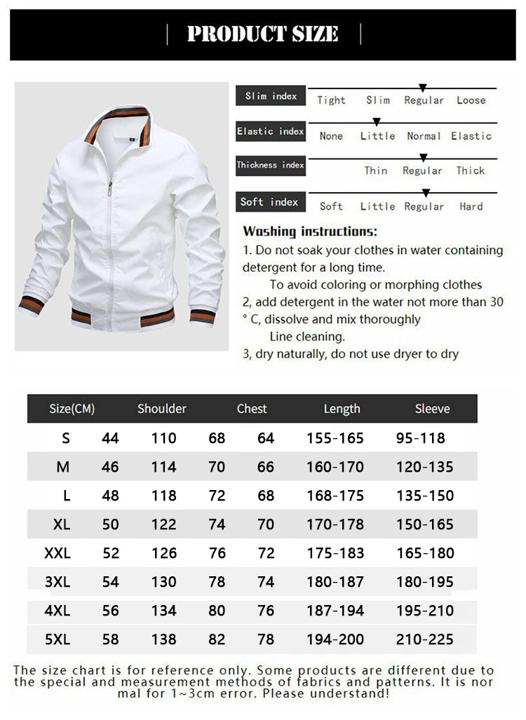 New Fashion Ford Mustang Logo Printed Jacket Men Jackets Fashion Loose Baseball Uniform Motorcycle Biker Jackets Racing Clothes
