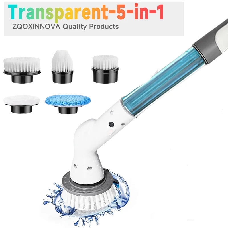 Depurador giratorio inalámbrico para el hogar, utensilios de cocina, cepillos para el cabello, escoba de baño, fregonas, cepillo de limpieza eléctrico multiusos