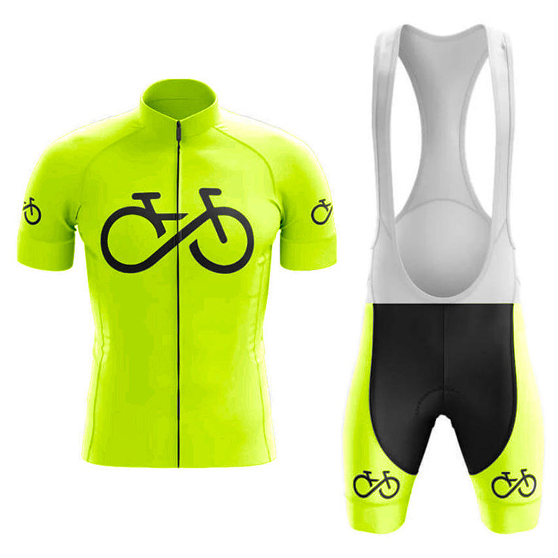 Short-sleeved Bib Cycling Clothes Suit Bicycle Men And Women Moisture Wicking Outdoor Clothes