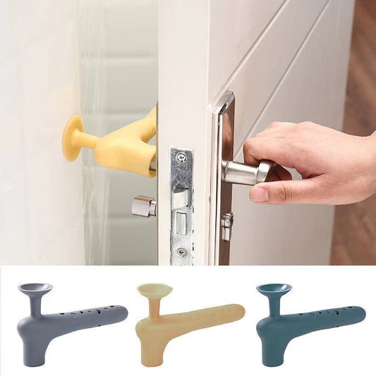 Silicone Door Handle Protective Cover Children's Anti-collision Artifact Room Door Anti-collision Glass Door Handle Sheath