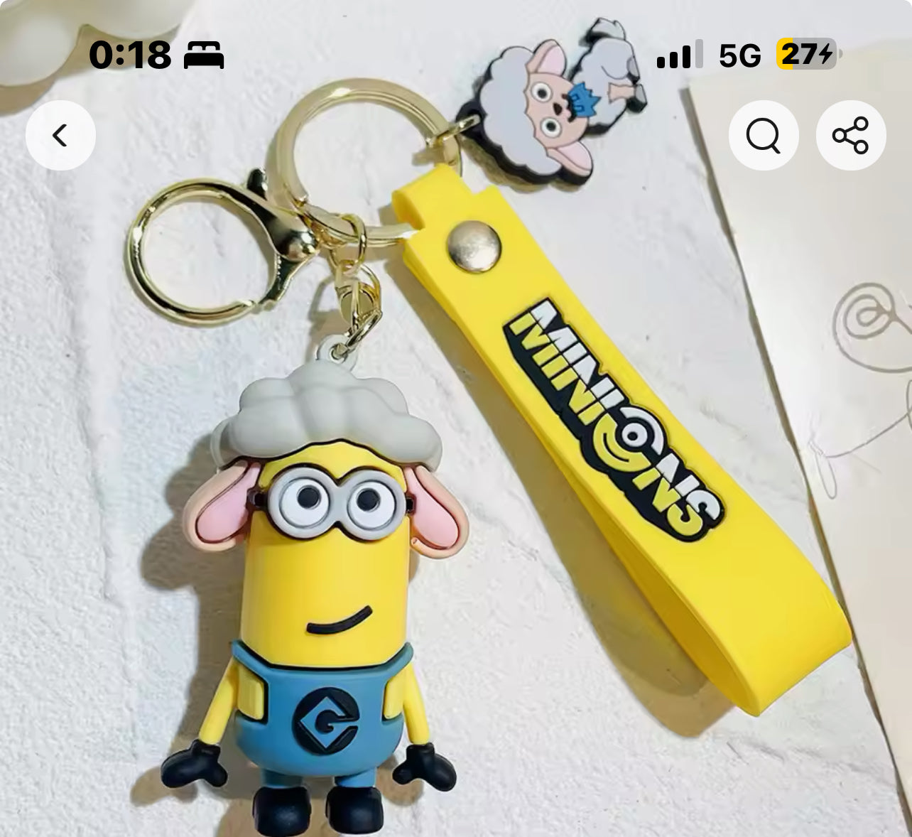 LLavero de Minions de Anime, serie del zodiaco chino