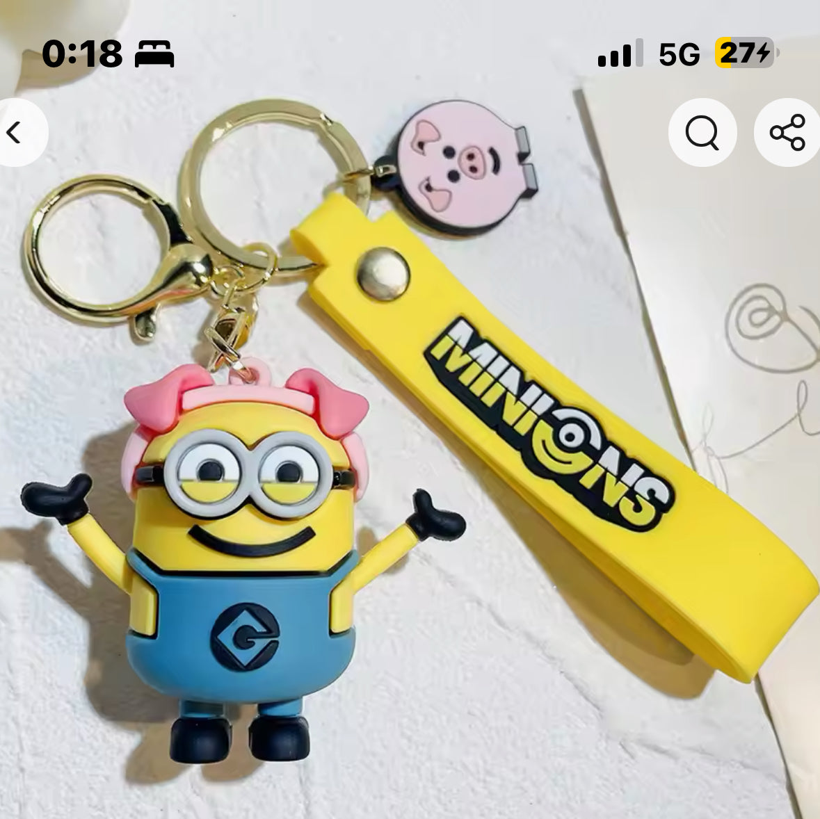 LLavero de Minions de Anime, serie del zodiaco chino