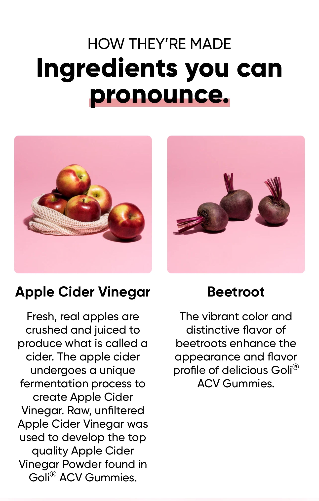 Apple Cider
Vinegar
Gummies