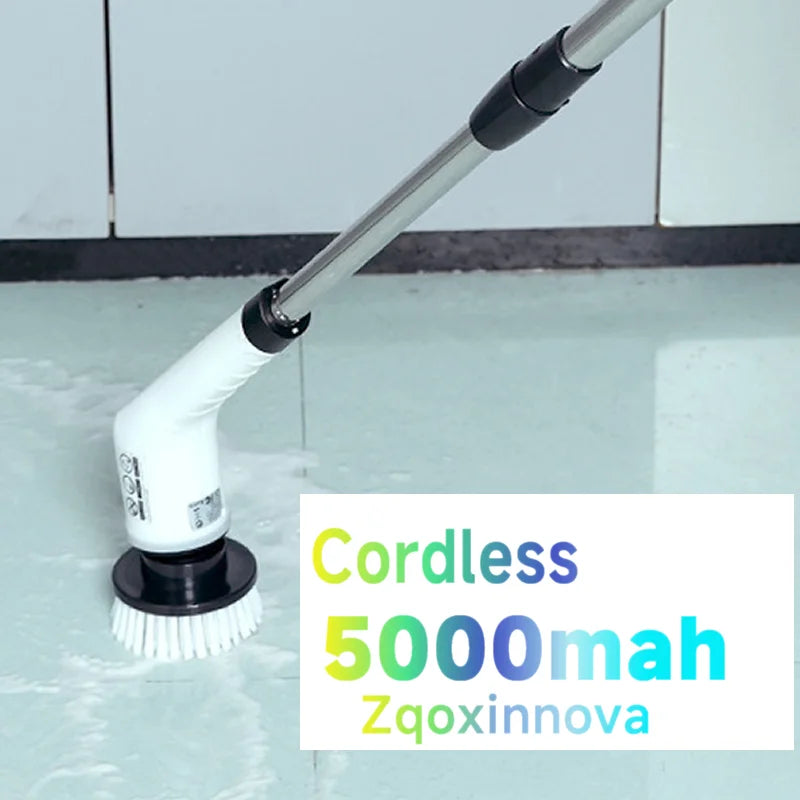 Depurador giratorio inalámbrico para el hogar, utensilios de cocina, cepillos para el cabello, escoba de baño, fregonas, cepillo de limpieza eléctrico multiusos