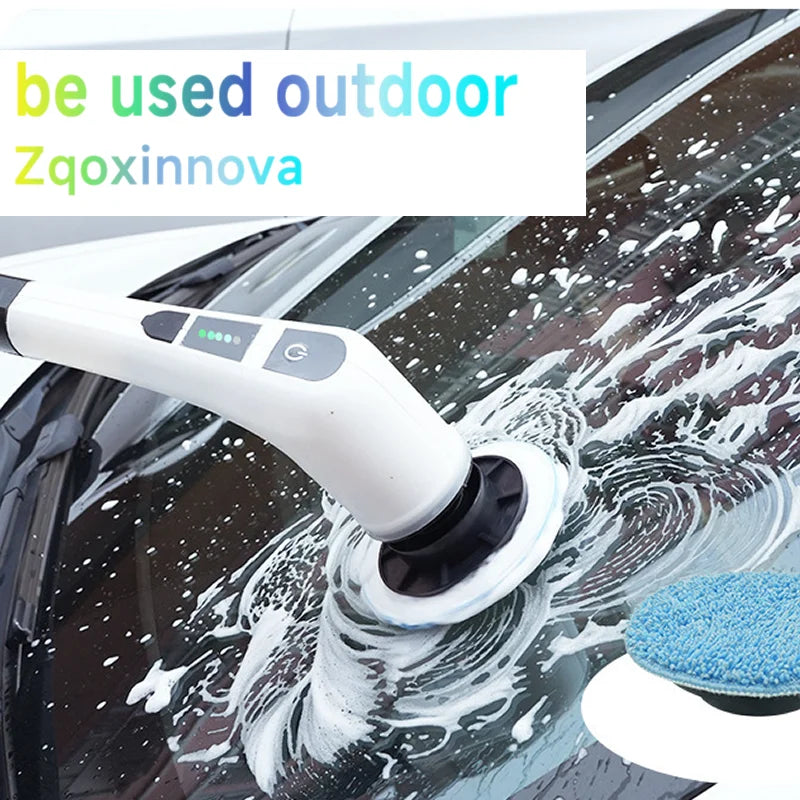 Depurador giratorio inalámbrico para el hogar, utensilios de cocina, cepillos para el cabello, escoba de baño, fregonas, cepillo de limpieza eléctrico multiusos