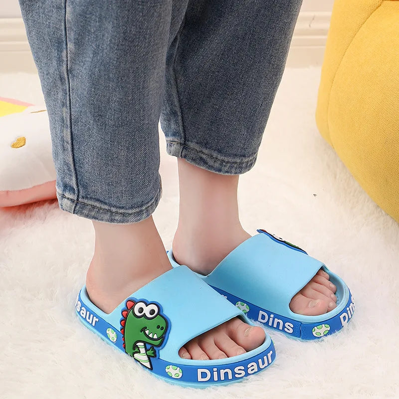 Pantuflas Kid Slippers 2023 Summer New Anti Slip Boy/Girl Sneaker Slippers Home Shoes Bathroom Slippers Girl Sandals Kid Shoe 신발
