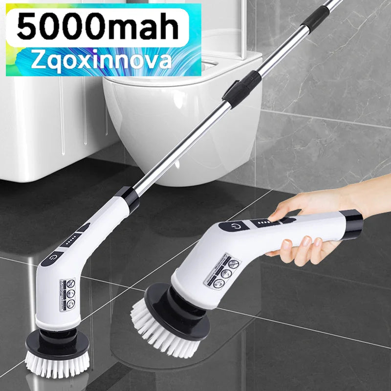 Depurador giratorio inalámbrico para el hogar, utensilios de cocina, cepillos para el cabello, escoba de baño, fregonas, cepillo de limpieza eléctrico multiusos