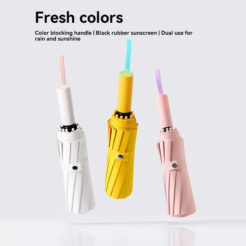 Xiaomi 72 Bone Fully Automatic Umbrella Sun UV Protection Rain Umbrella Folding Umbrella Windproof Strong for Men Women Outdoor