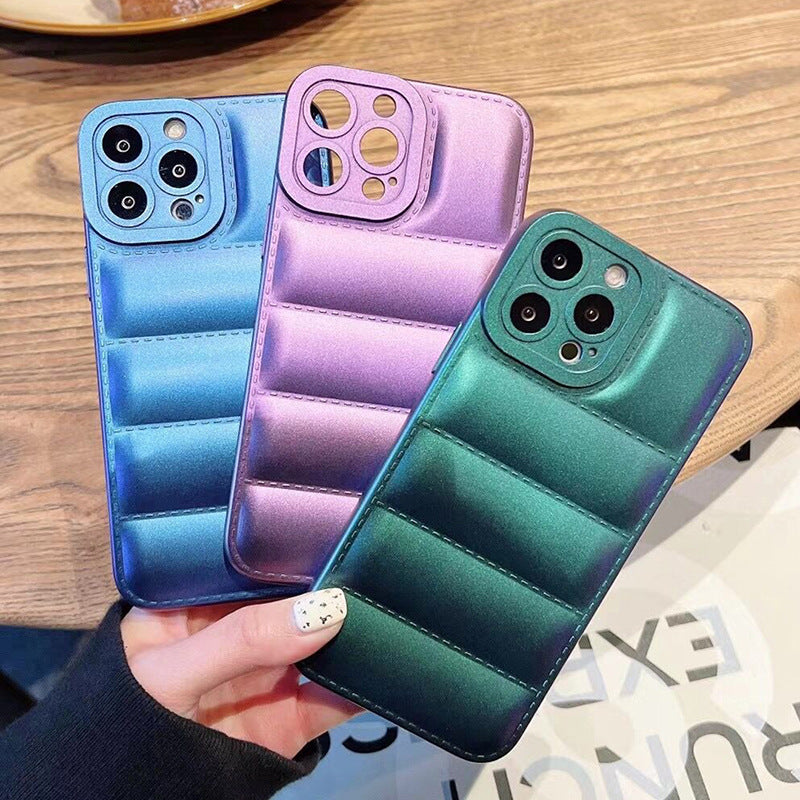Creative Down Jacket Mobile Phone Case Silicone